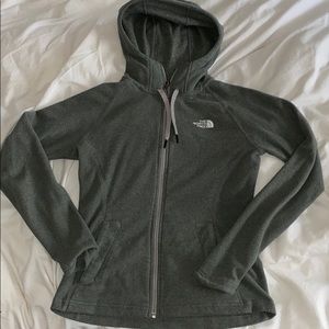 North Face fleece zip up jacket